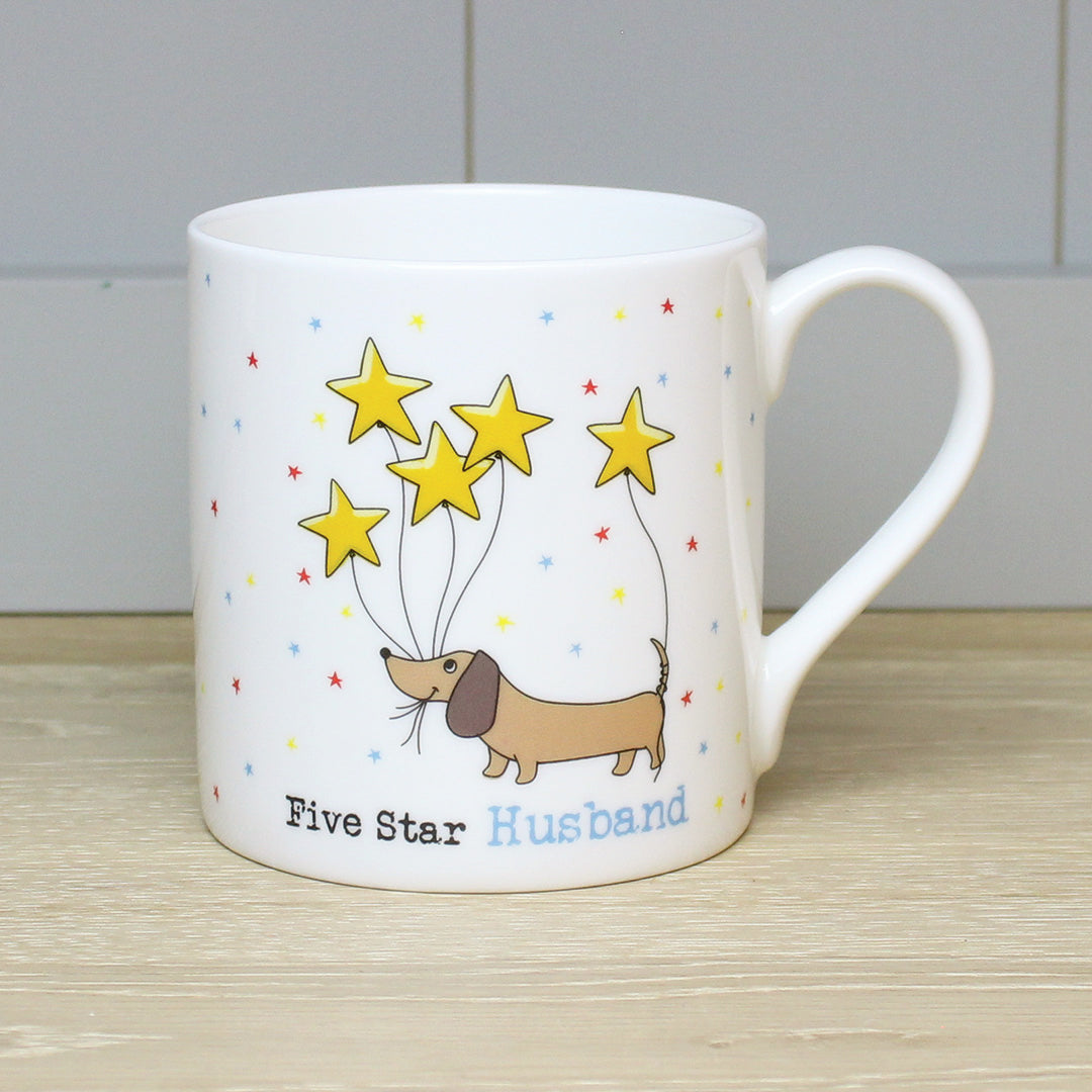 Five Star Husband Mug