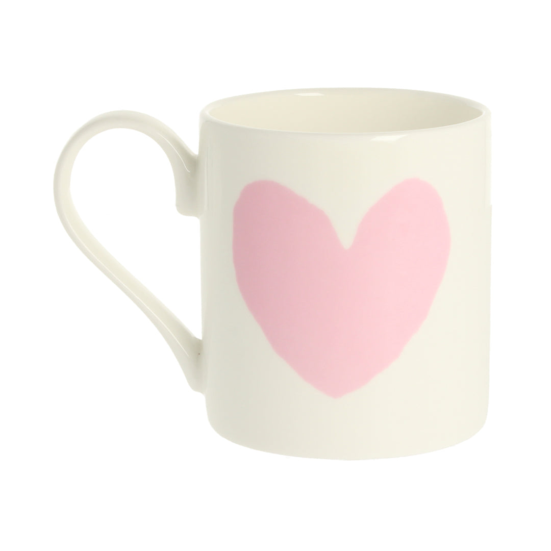 Big Heart Light Pink Mug