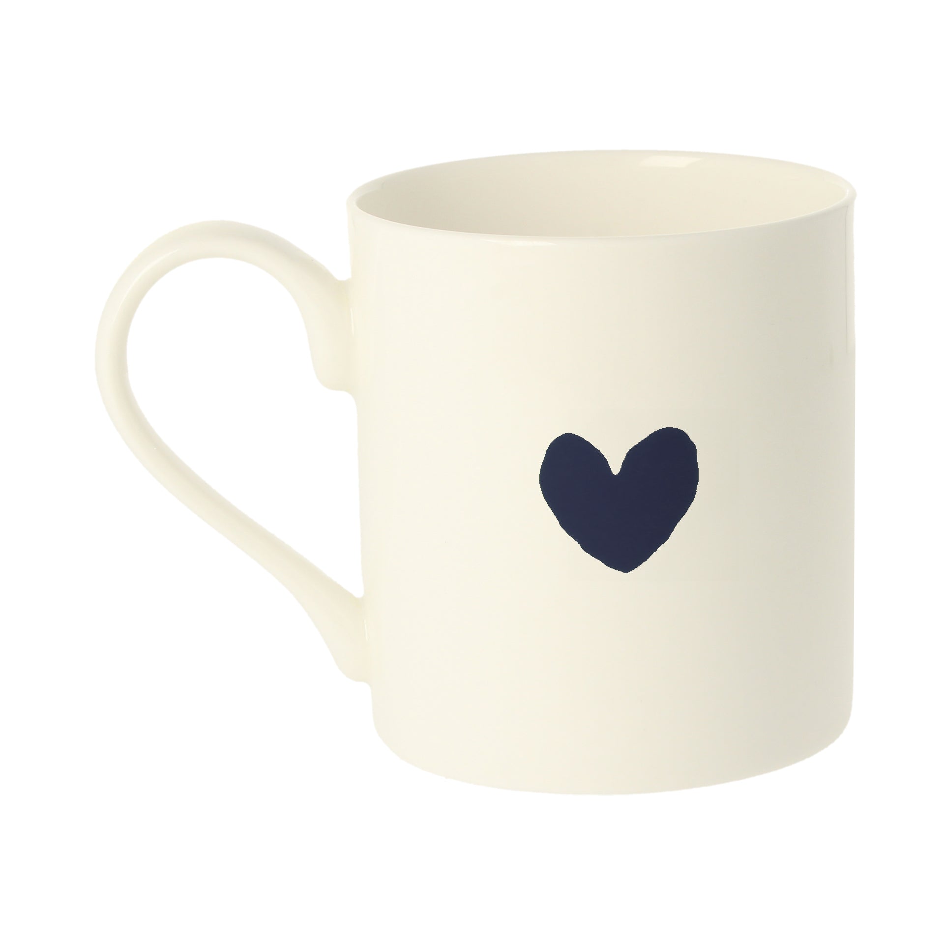 Wee Heart Black Mug