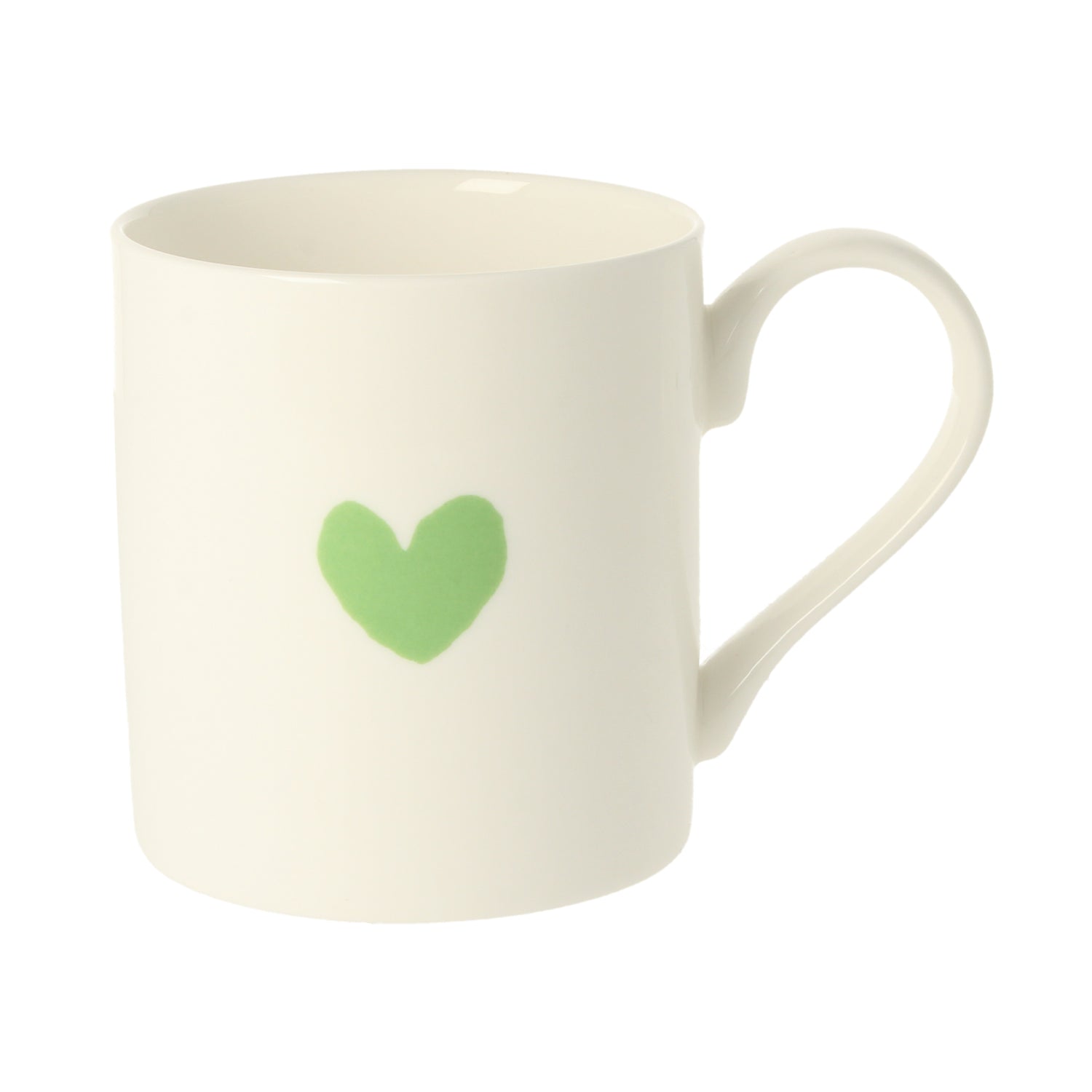 Wee Green Heart Mug