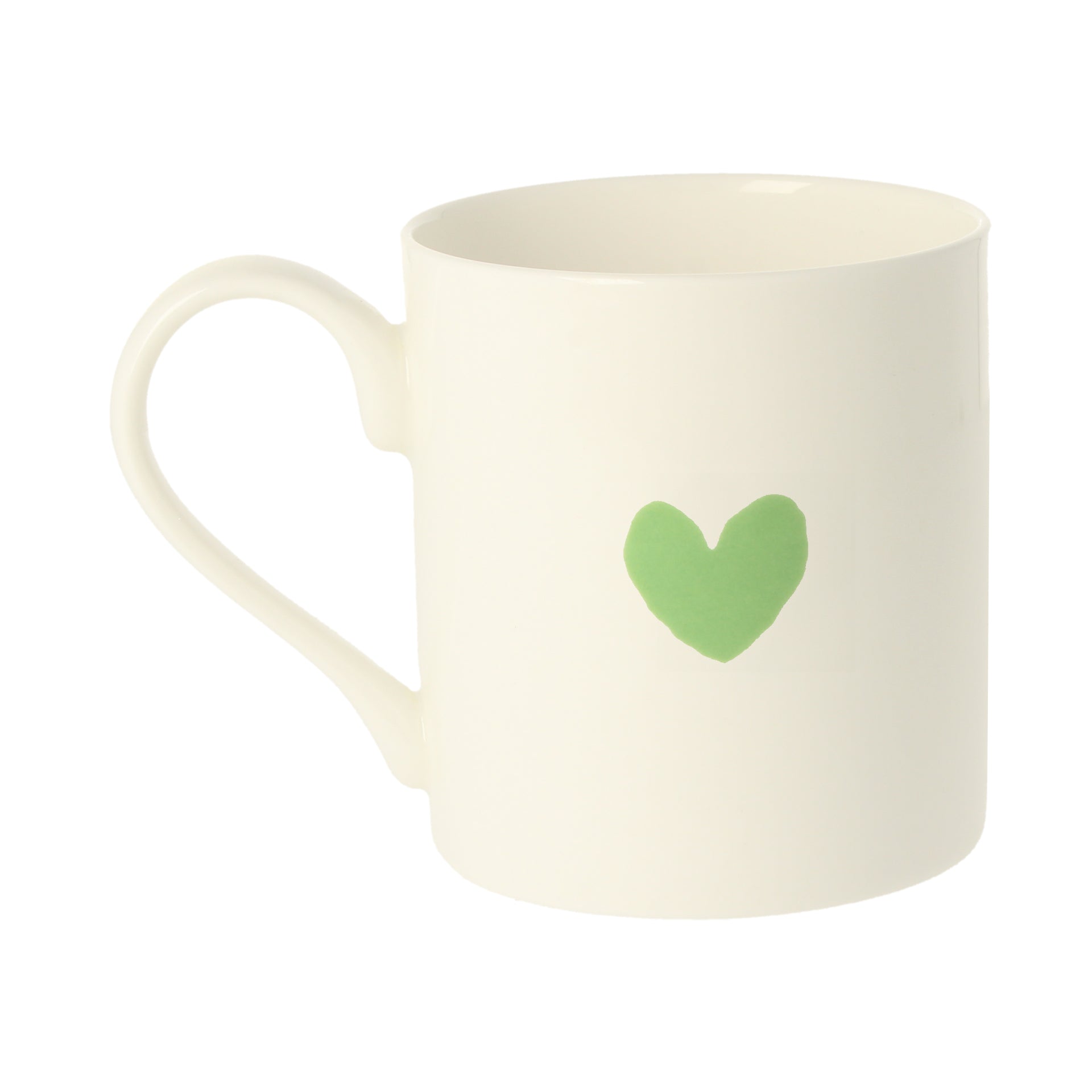 Wee Green Heart Mug