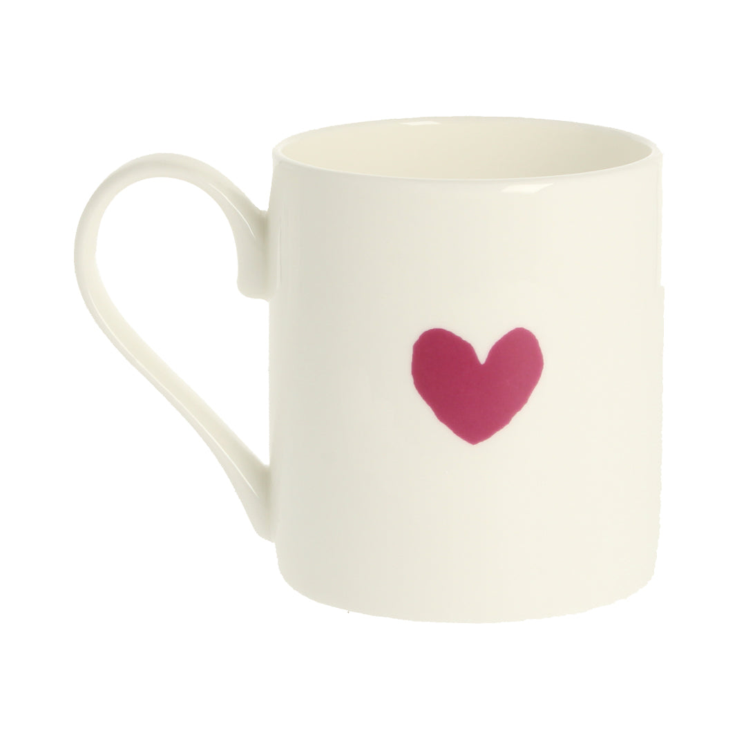 Wee Heart Maroon mug