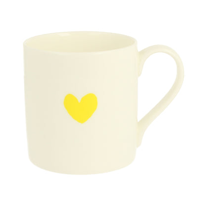 Wee Heart Yellow Mug