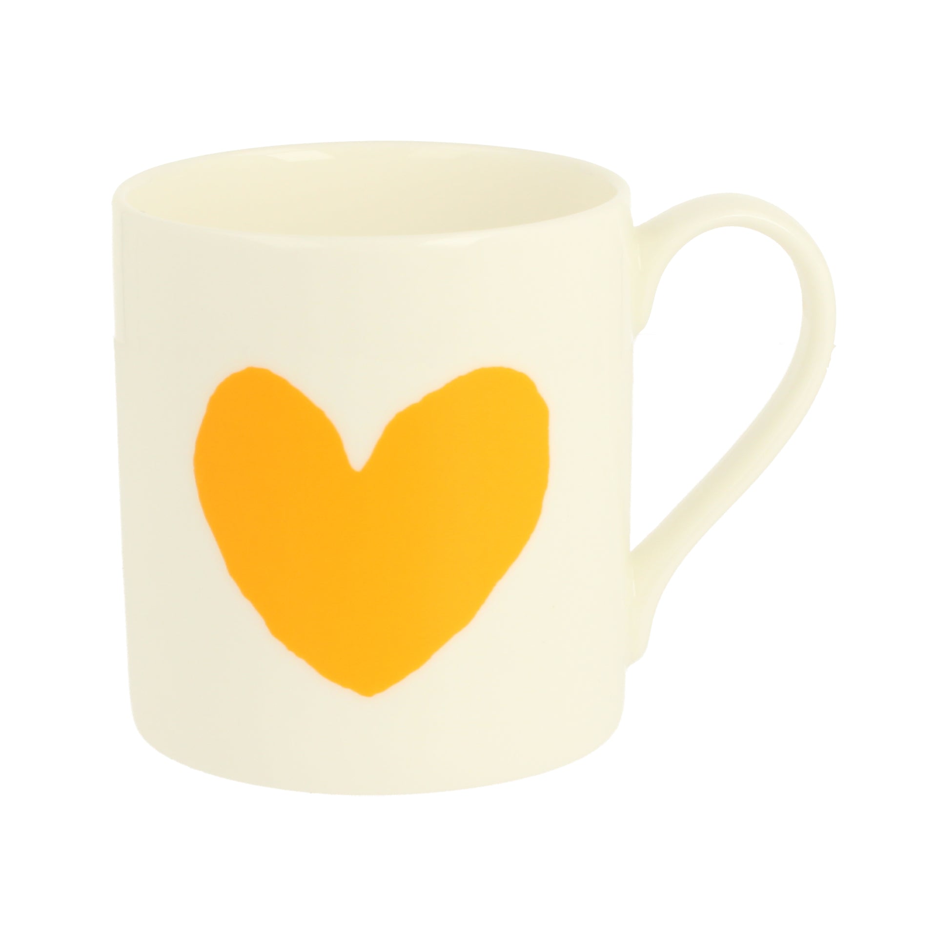 Big Heart Orange Mug