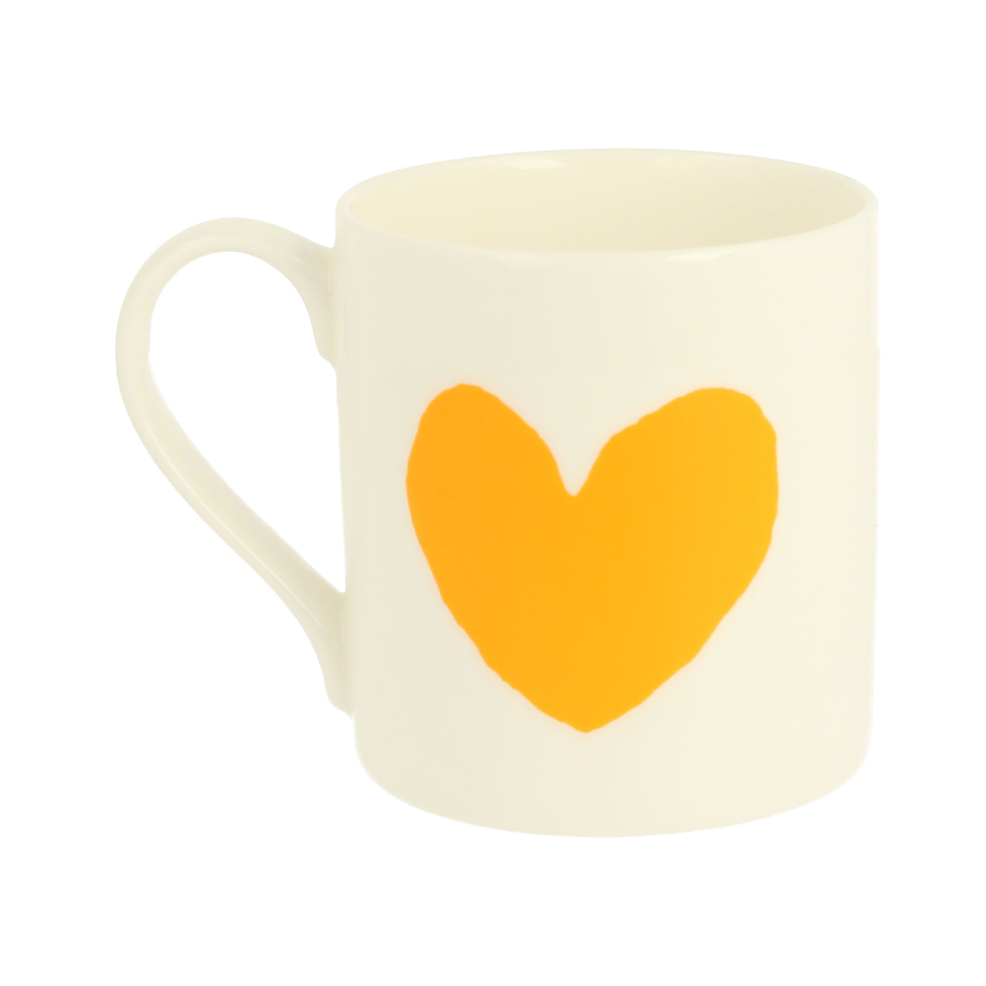 Big Heart Orange Mug