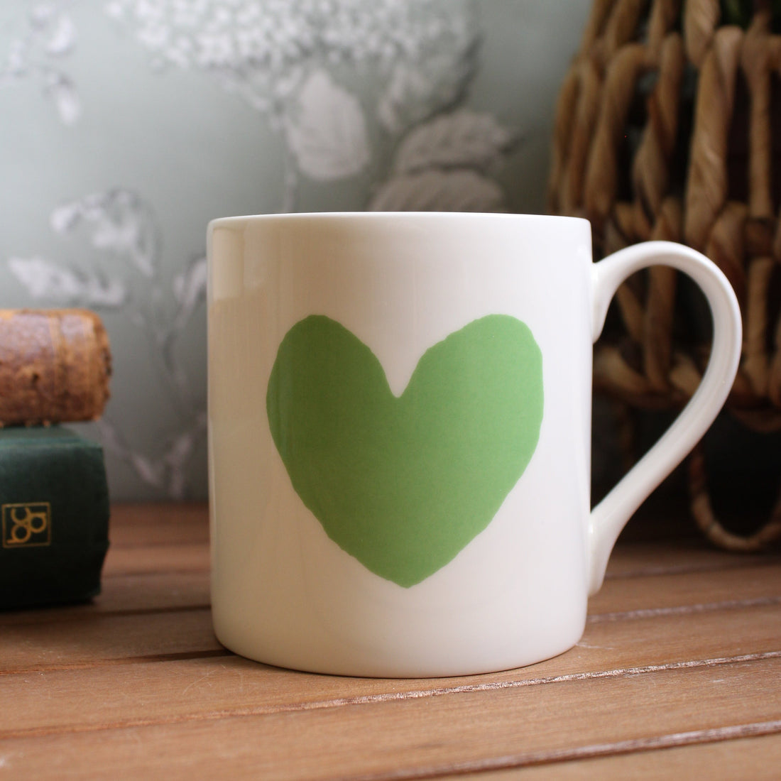 Big Green Heart Mug