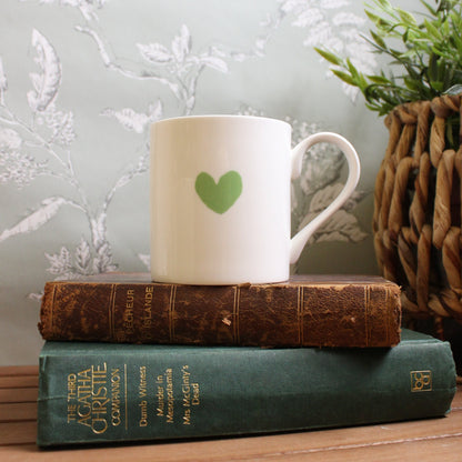 Wee Green Heart Mug