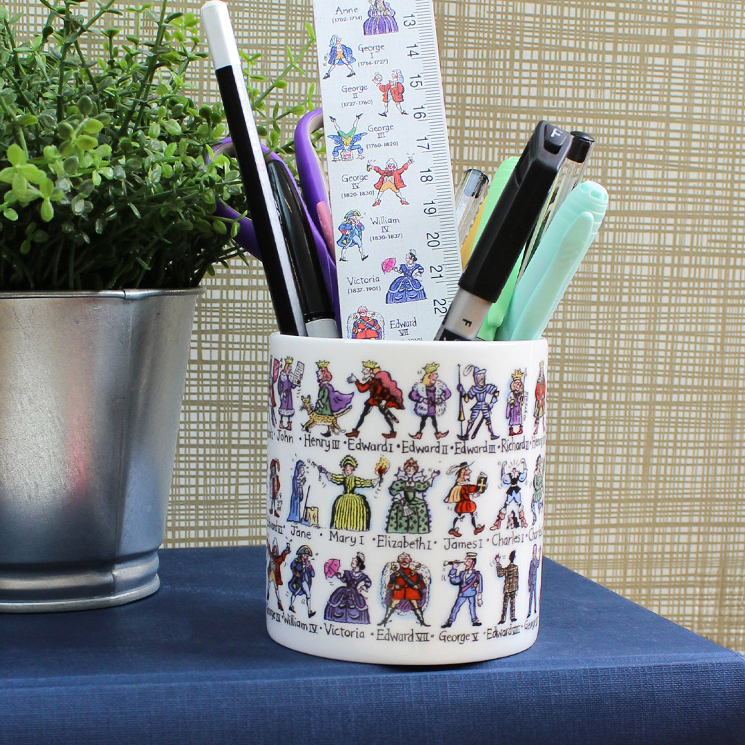 Kings &amp; Queens of England Pen Pot