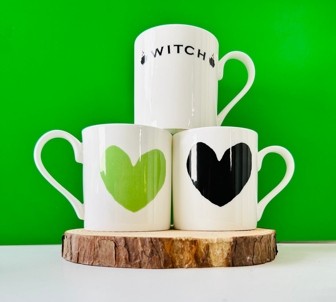 Big Green Heart Mug