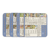 Art Chart Coasters (Set of 4) - Picturemaps - Mclaggan