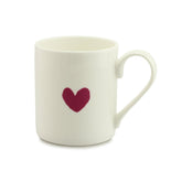 Small Heart Maroon mug - Mclaggan - Mclaggan